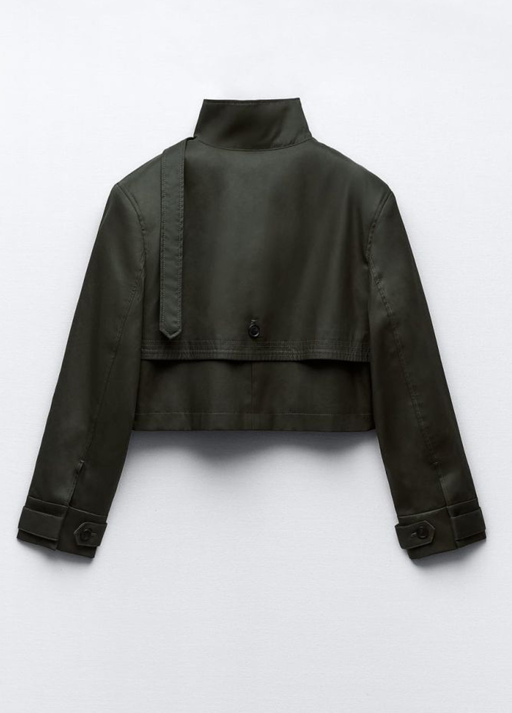 Зеленая демисезонная куртка Zara