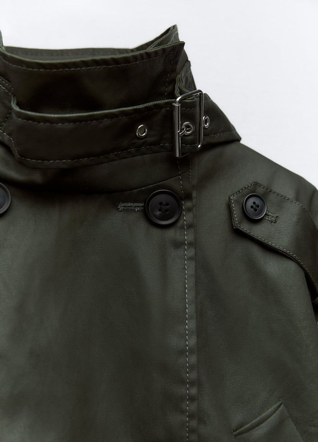 Зеленая демисезонная куртка Zara