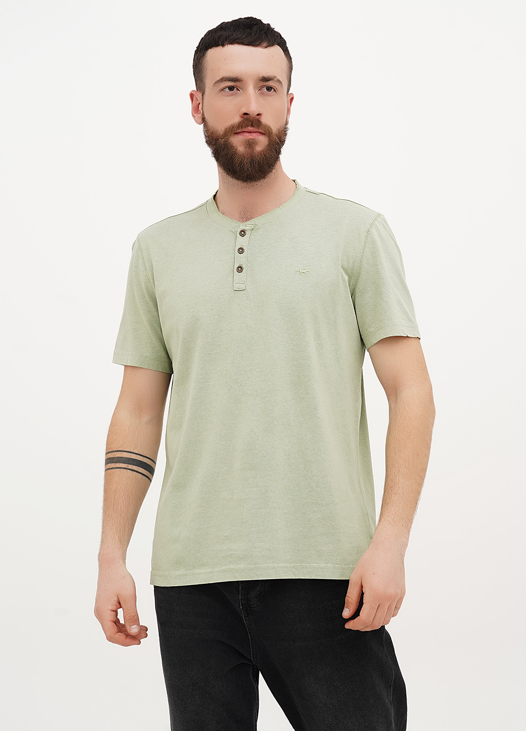 Світло-зелена футболка Mustang