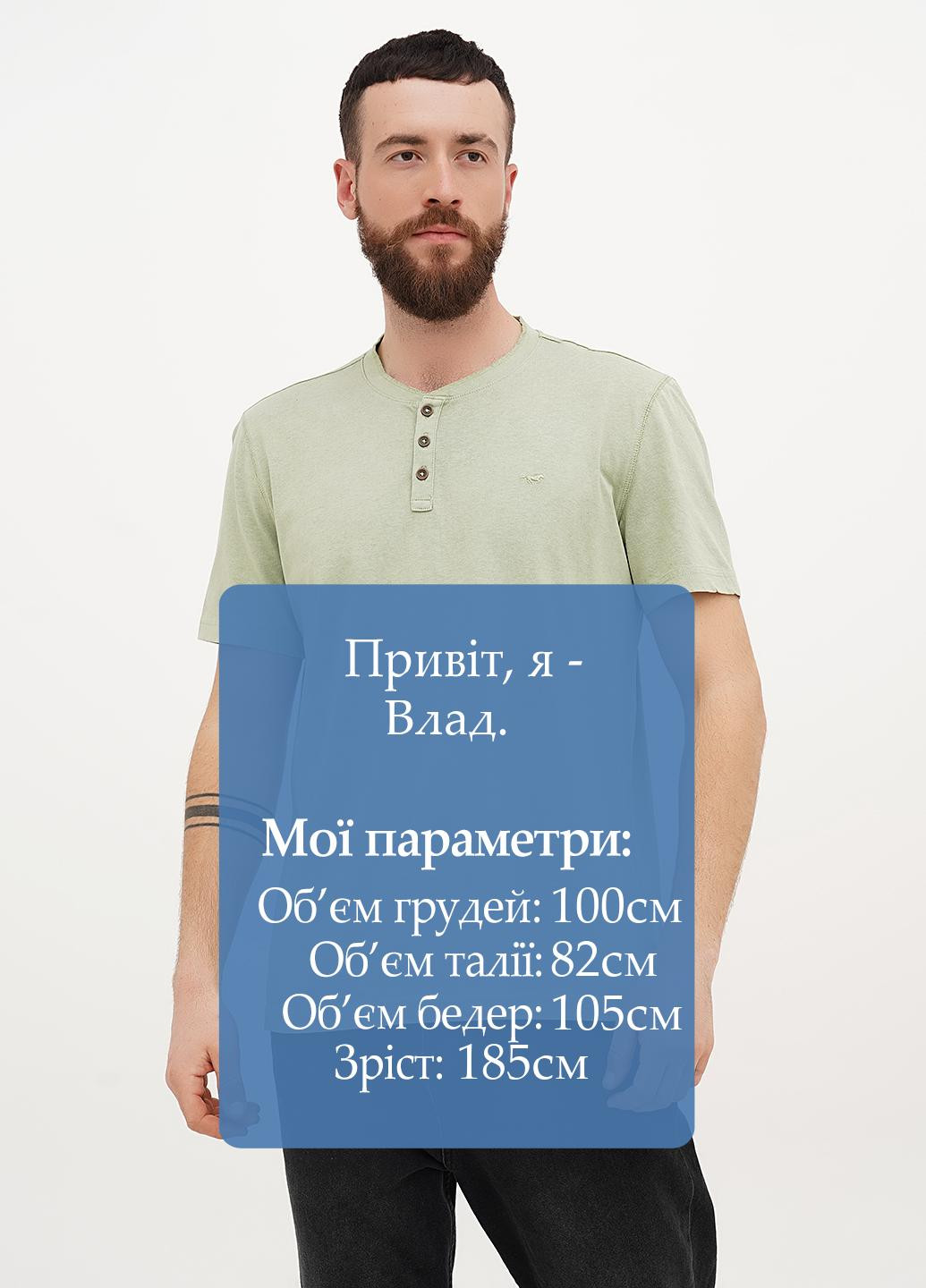 Світло-зелена футболка Mustang