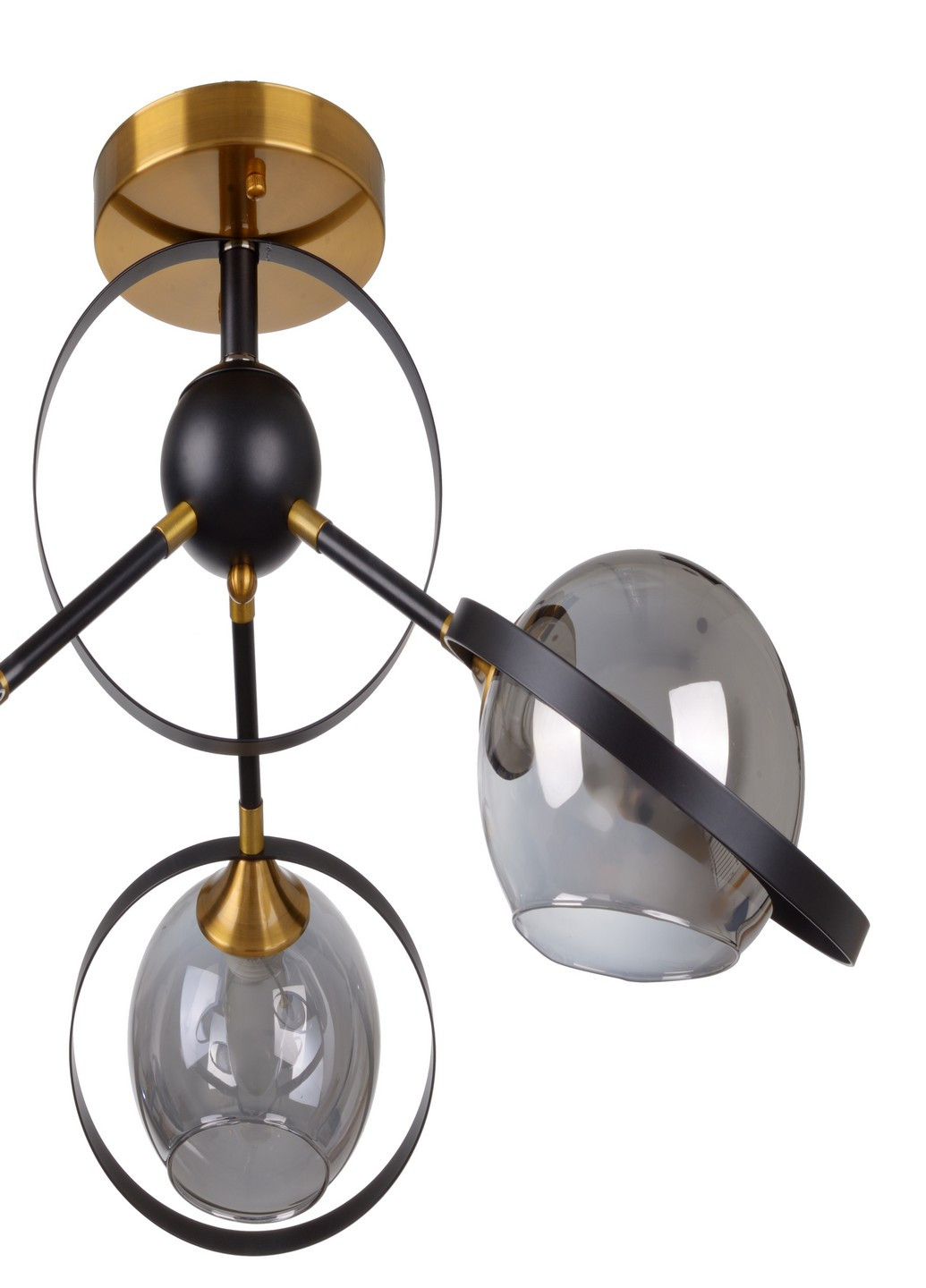 Люстра BL-965S/3 E27 JGT+BK Brille (186800007)