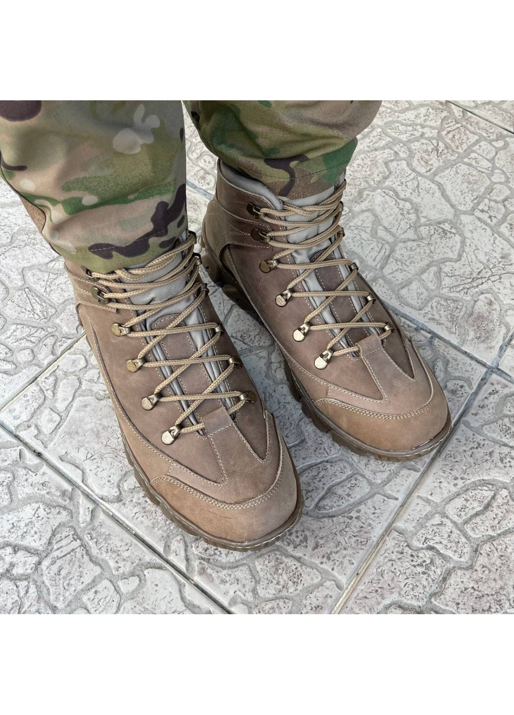 Коричневые осенние ботинки военные тактические всу (зсу) 7523 44 р 29 см коричневые Power