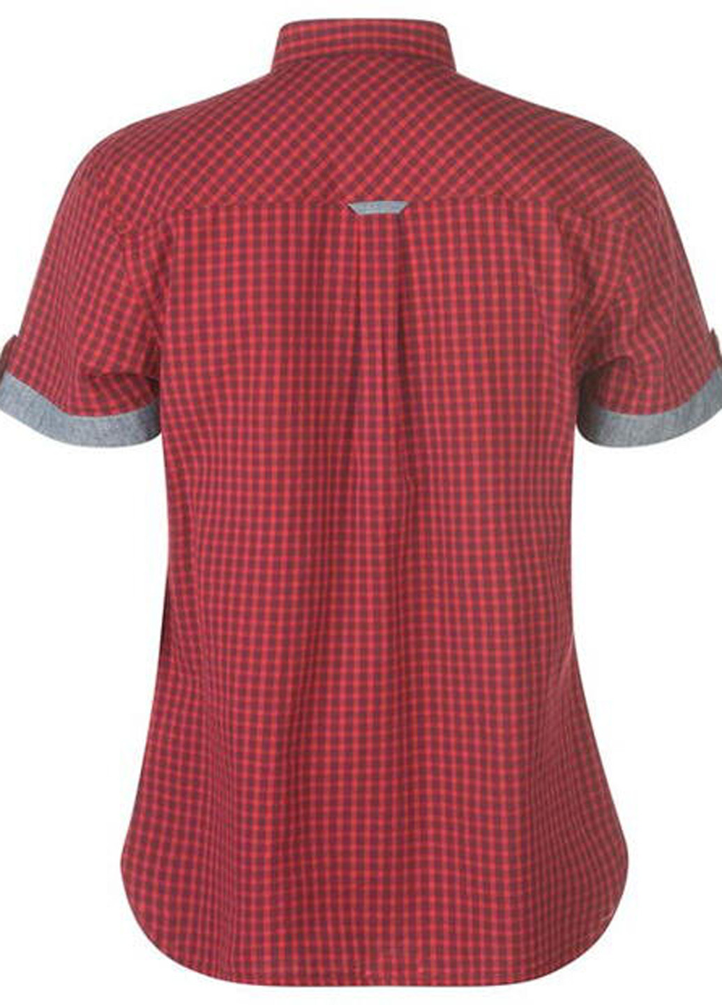 Бордовая кэжуал рубашка в клетку Lee Cooper