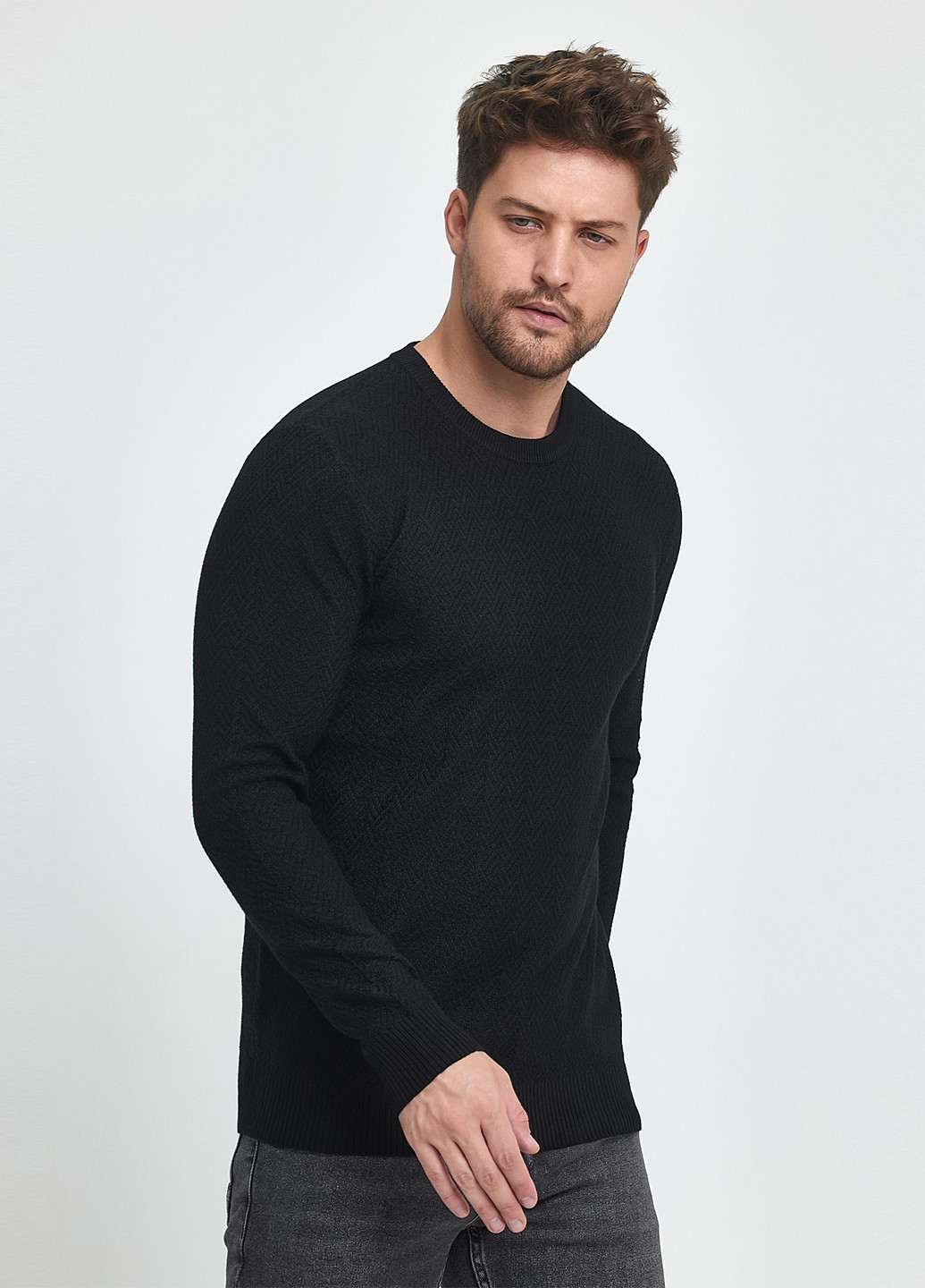 Черный демисезонный джемпер джемпер Trend Collection