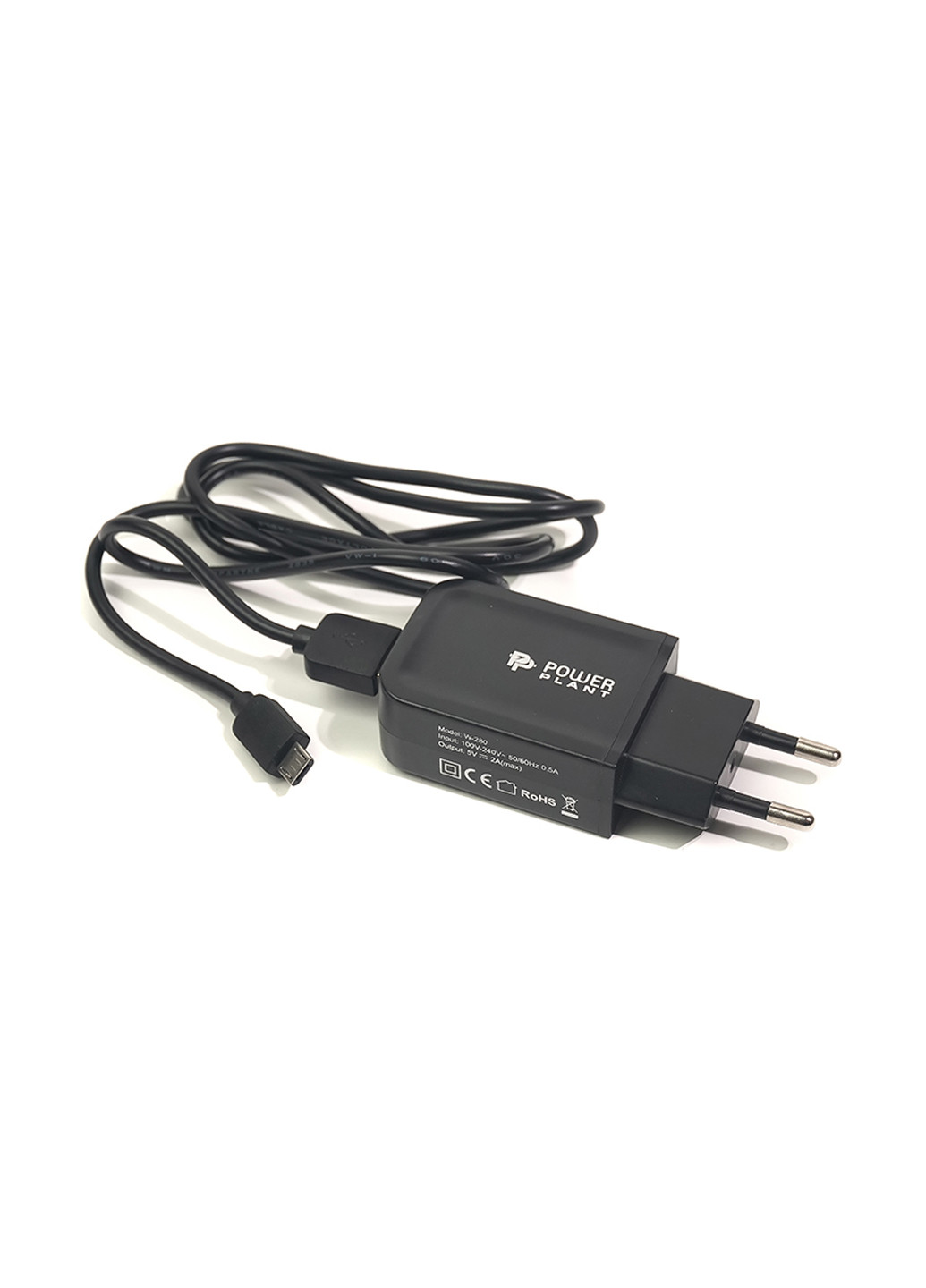 Сетевое зарядное устройство PowerPlant w-280 usb 5v 2a micro usb (153984714)