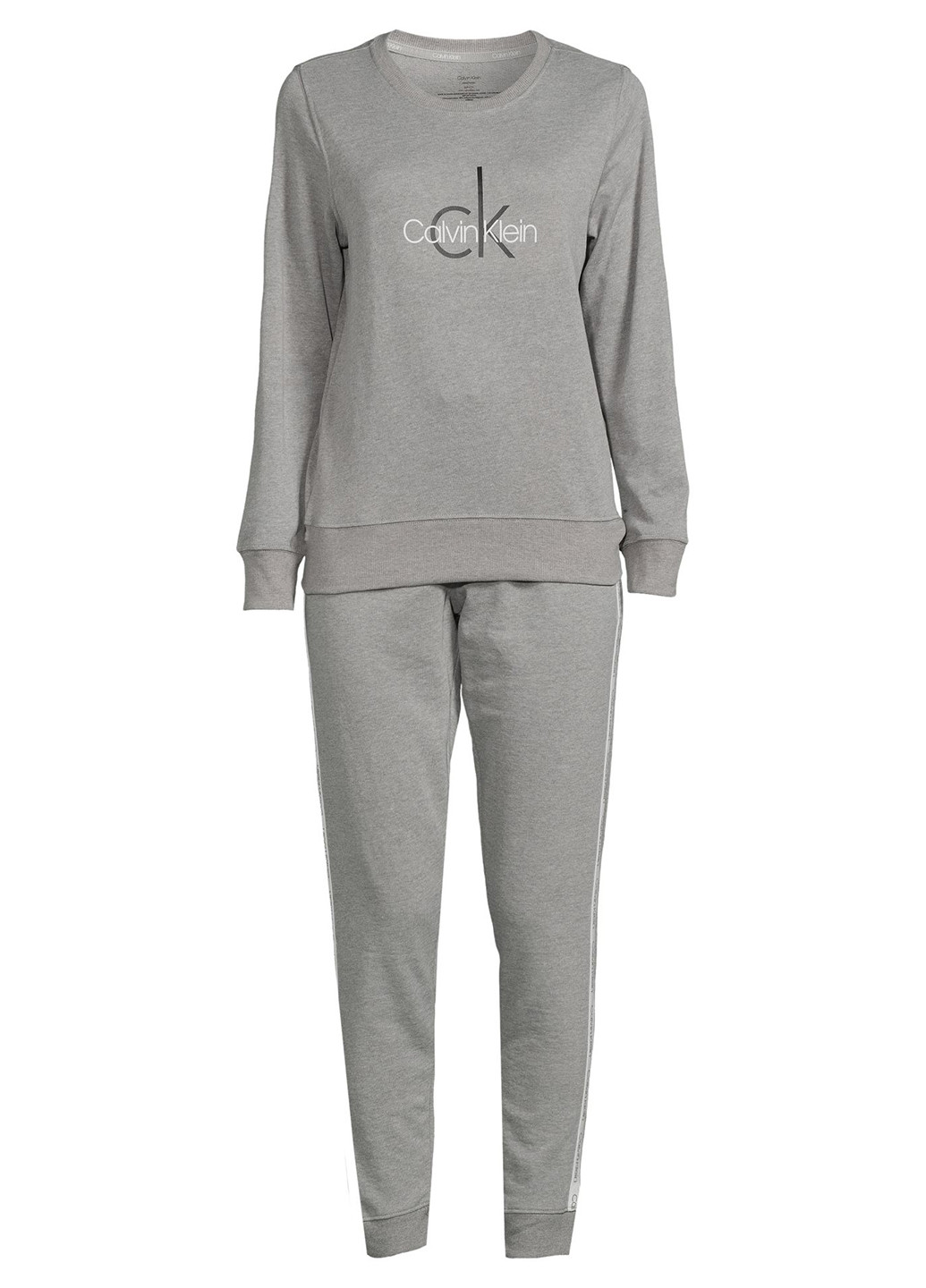 Серая всесезон пижама (свитшот, брюки) свитшот + брюки Calvin Klein