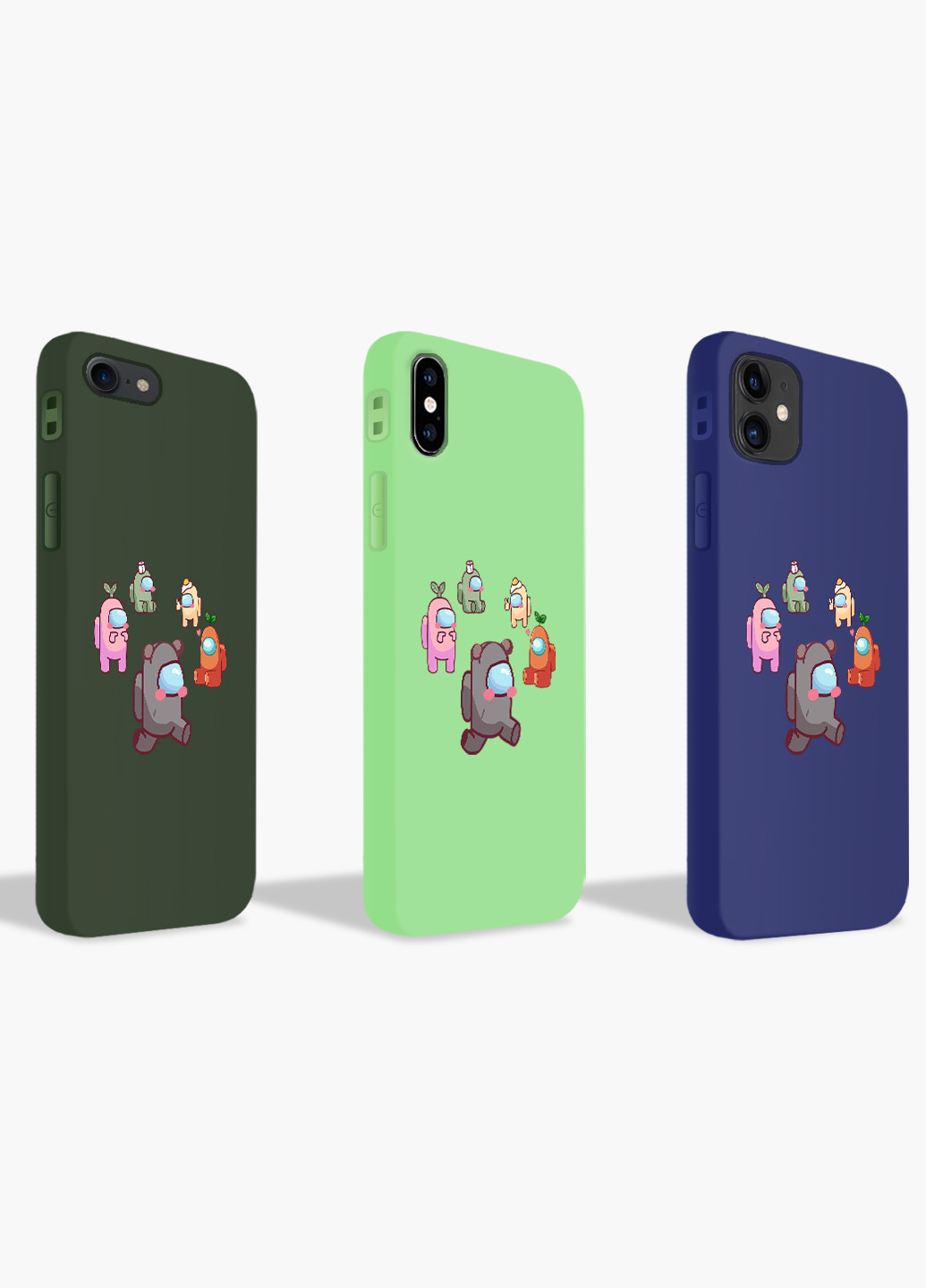 Чохол силіконовий Apple Iphone X Амонг Ас (Among Us) (6129-2407) MobiPrint (219555820)