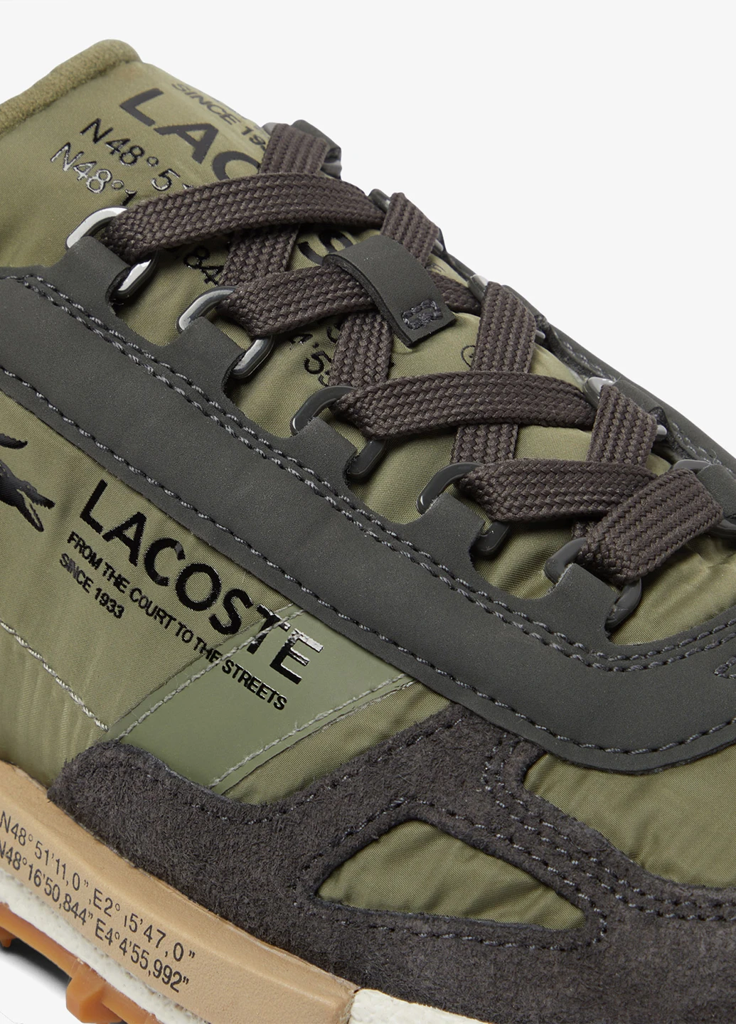 Хакі Осінні кросівки Lacoste ELITE ACTIVE