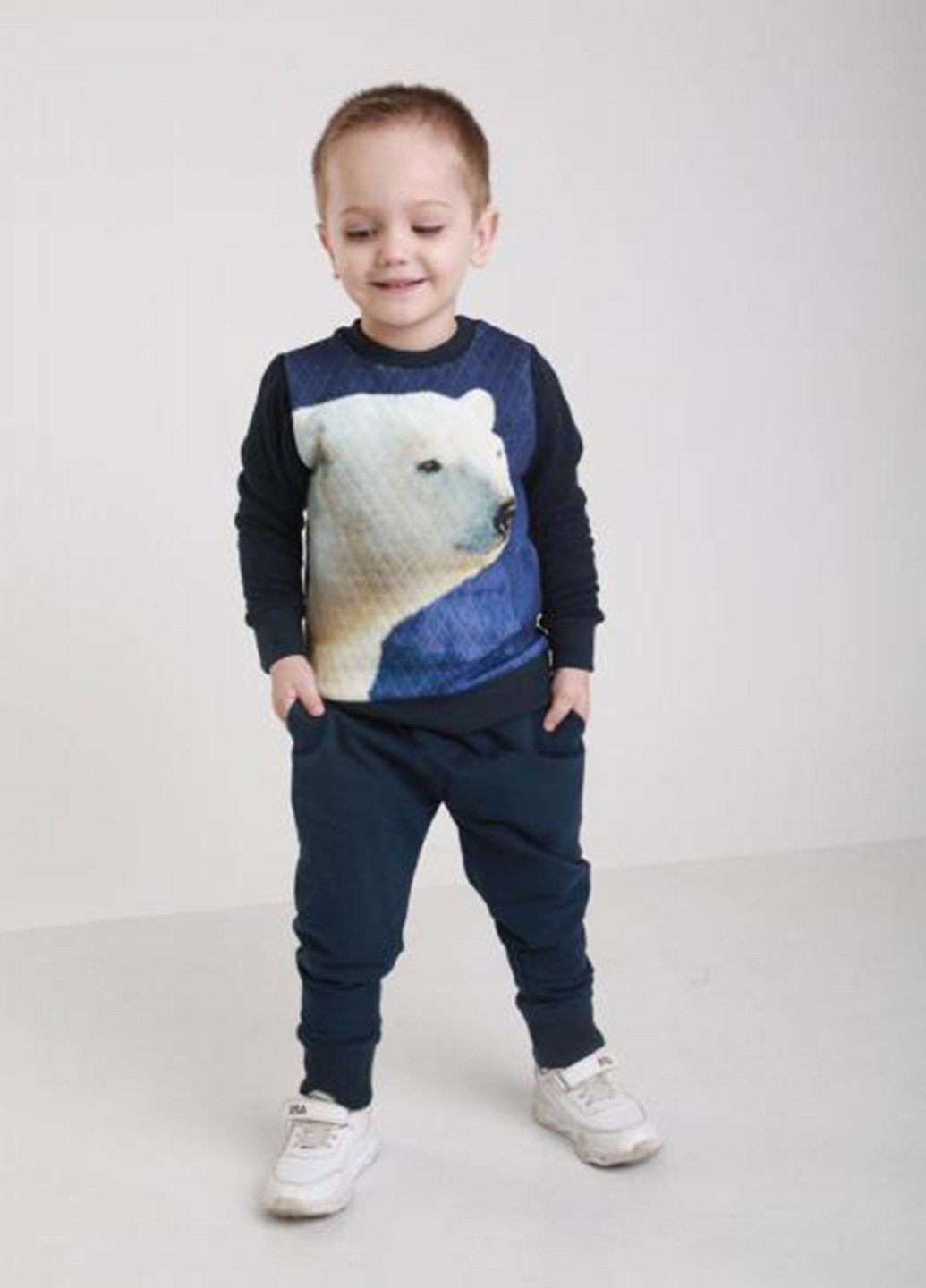 Темно-синие спортивные, кэжуал демисезонные джоггеры брюки ArDoMi