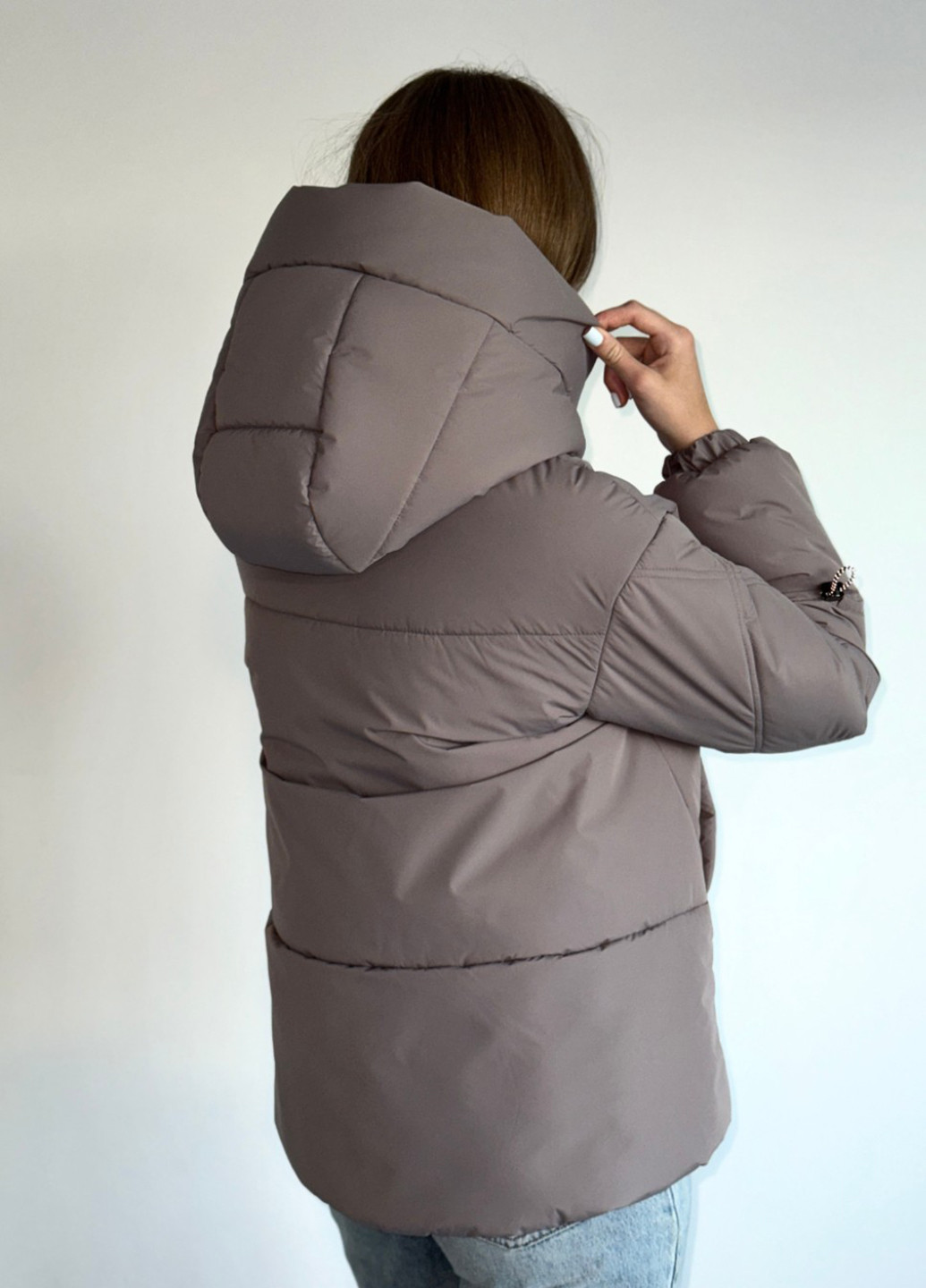 Пудрова демісезонна куртка Eva Classic