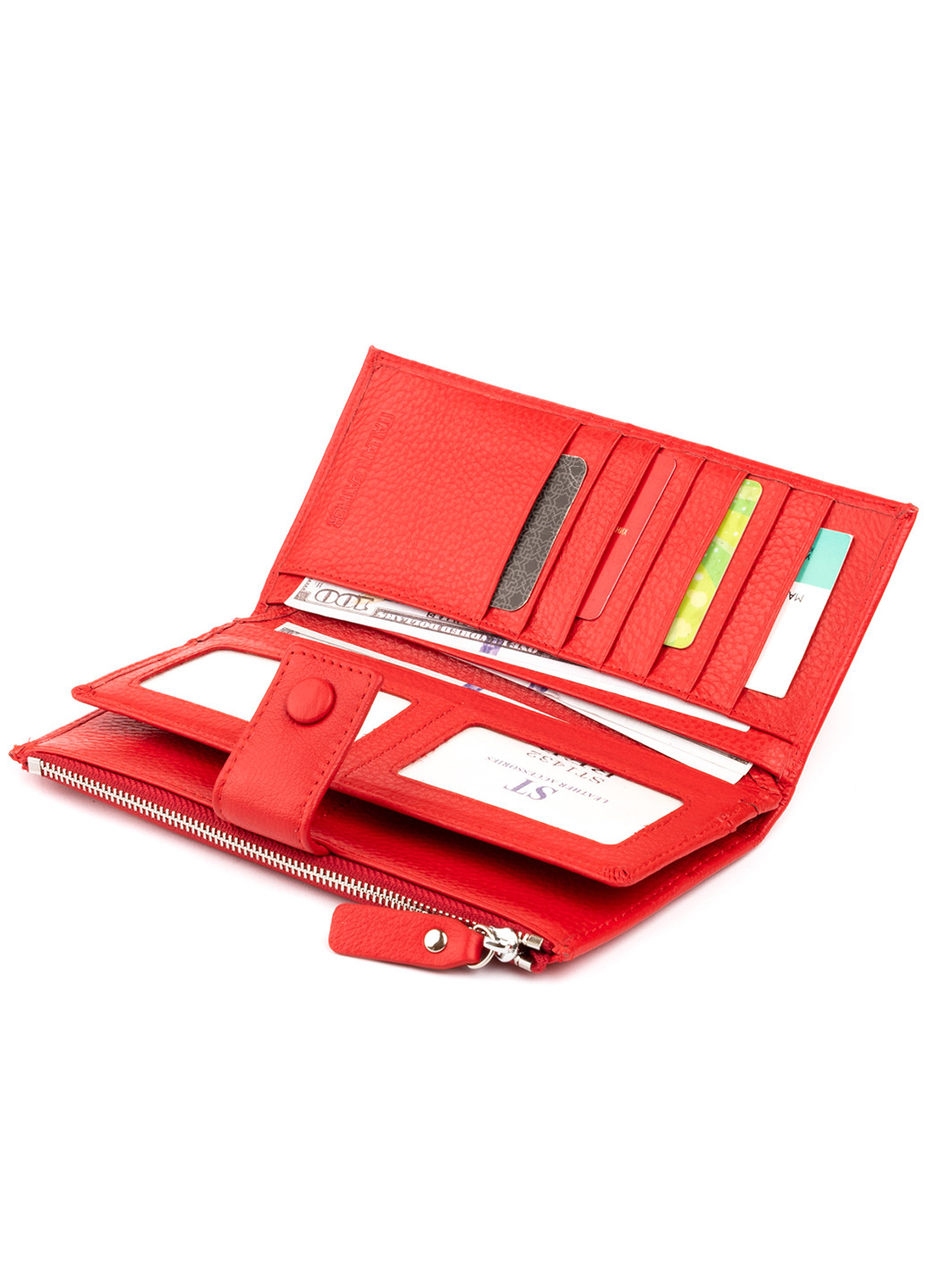 Жіночий шкіряний гаманець 19х9х1,7 см st leather (252126914)