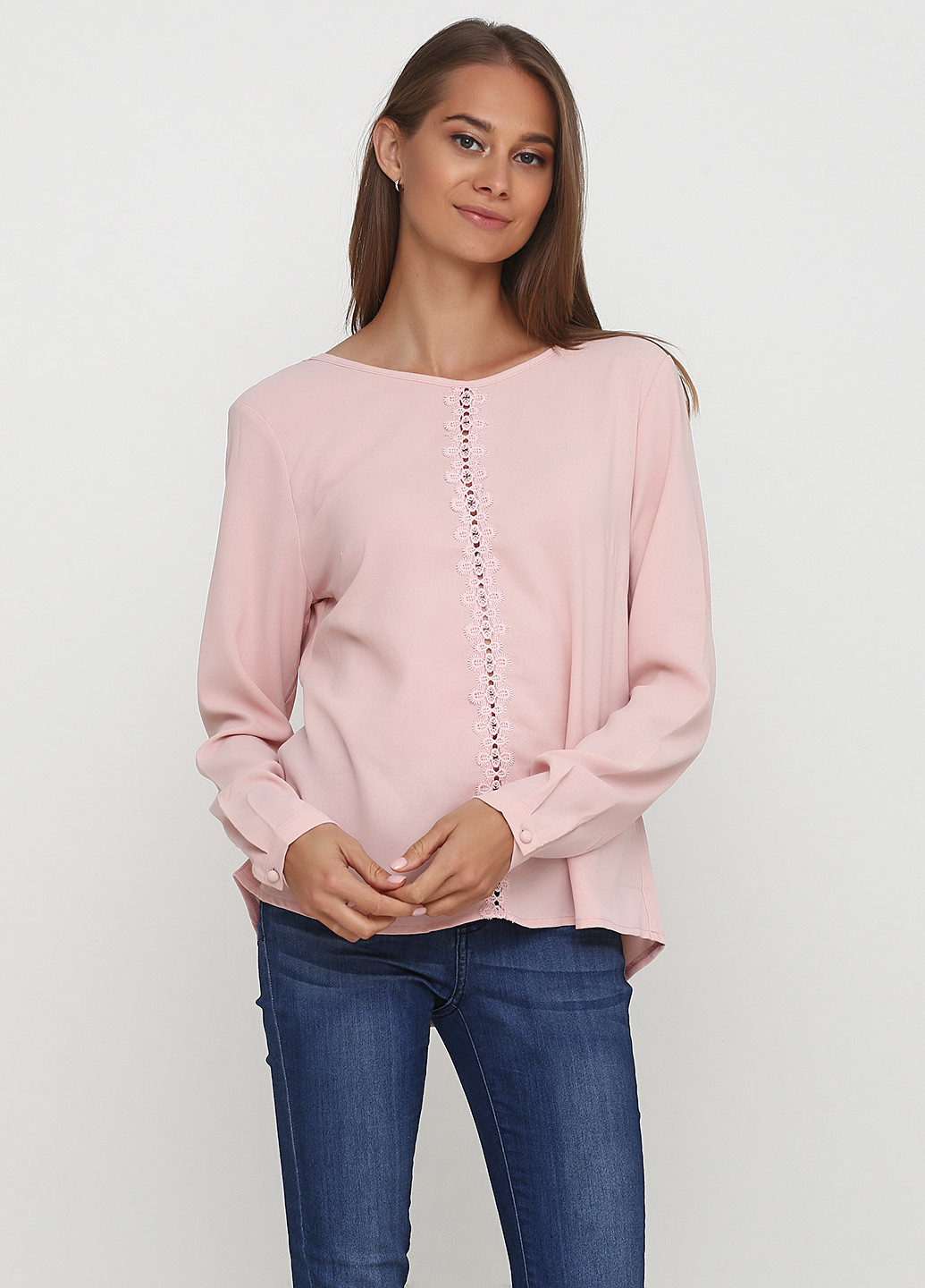 Світло-рожева демісезонна блуза M & G