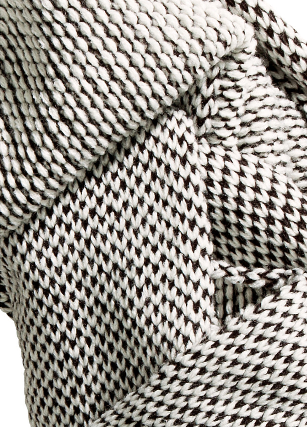 Шарф-снуд H&M меланжи чёрно-белых кэжуалы акрил