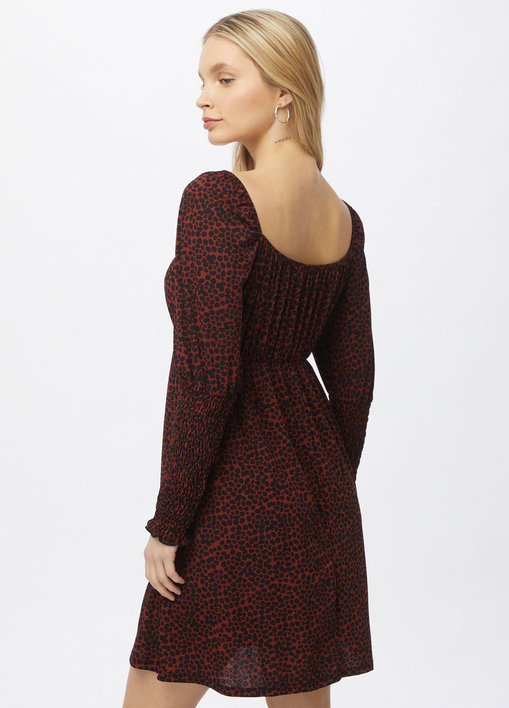 Червона кежуал сукня бебі долл Miss Selfridge з абстрактним візерунком