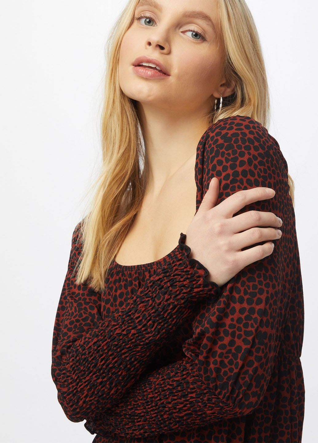 Червона кежуал сукня бебі долл Miss Selfridge з абстрактним візерунком