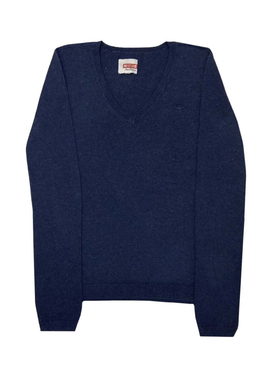Темно-синій демісезонний пуловер пуловер Mustang