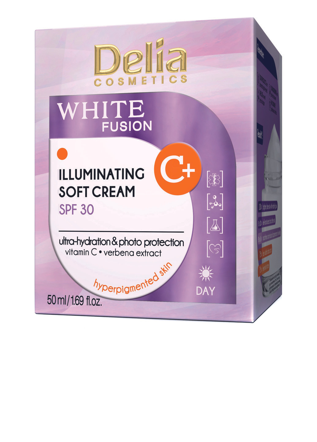 Крем осветляющий смягчающий SPF 30, 50 мл Delia Cosmetics (72750398)