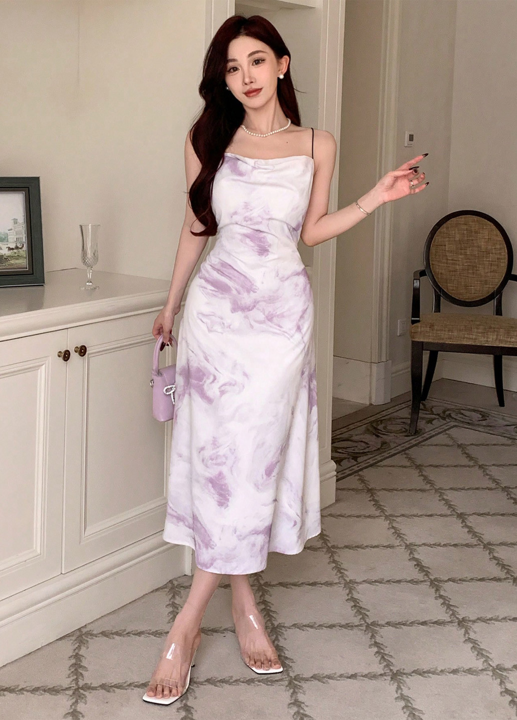 Белое кэжуал платье а-силуэт SHEIN варенка