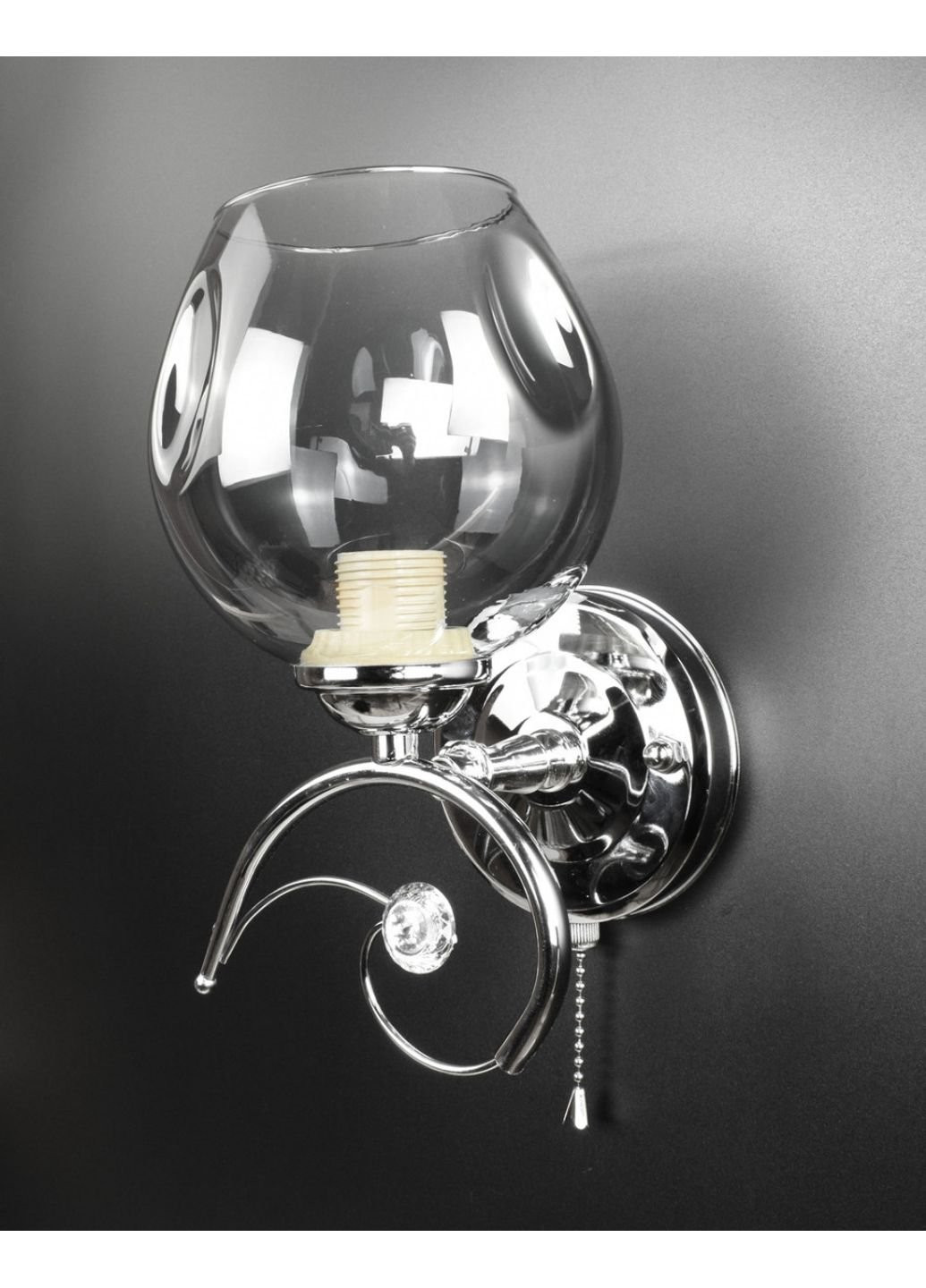 Бра настенное B2299/1-ch Хром 25х15х14 см. Sunnysky (253542799)