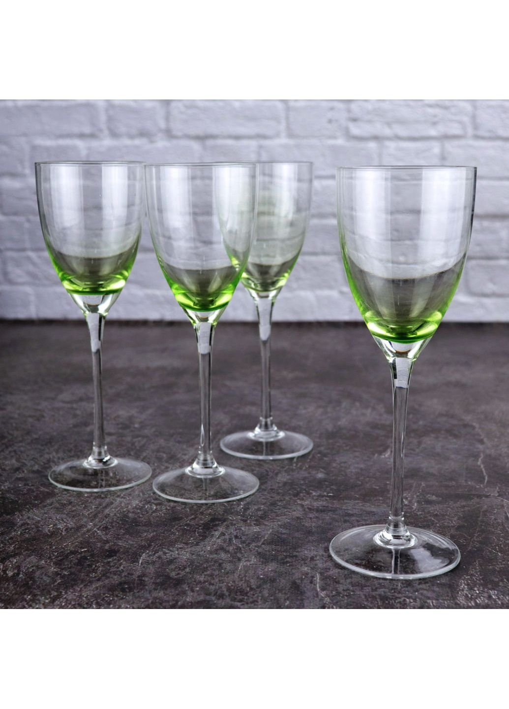Набор бокалов для вина Variation Shades Green D4852 240 мл 4 шт Luminarc (253626669)
