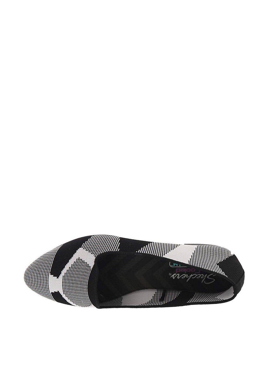 Skechers Туфли черно-белый з текстиль, сша — лето (370300220)