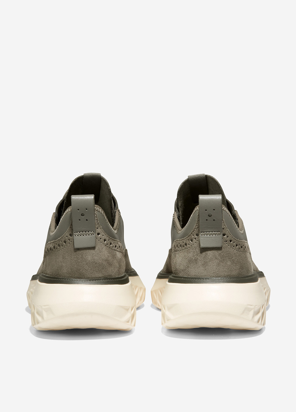 Хаки кэжуал туфли Cole Haan на шнурках