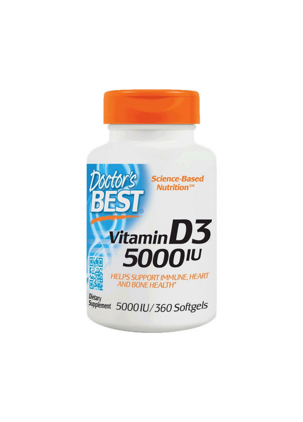 Витамин д3 Vitamin D3 1000 IU 180 капсул Doctor's Best (255409891)