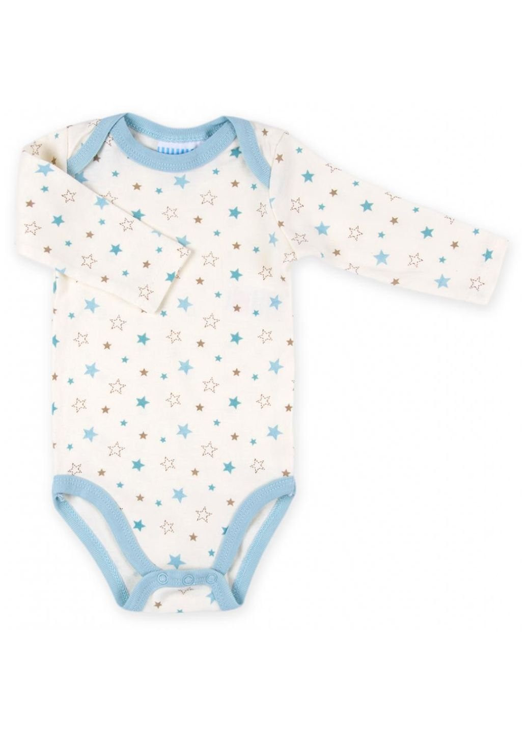 Голубой демисезонный набор детской одежды для мальчиков подарочный 7 предметов (g8314.0-3) Luvena Fortuna