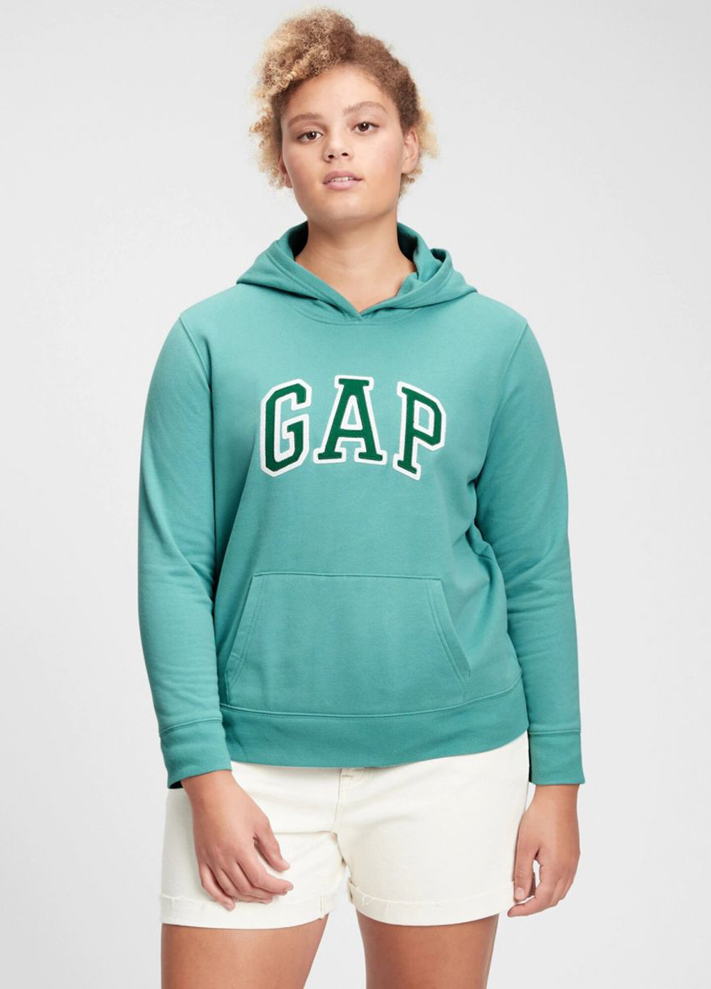 Худи Gap логотипы мятные кэжуалы хлопок