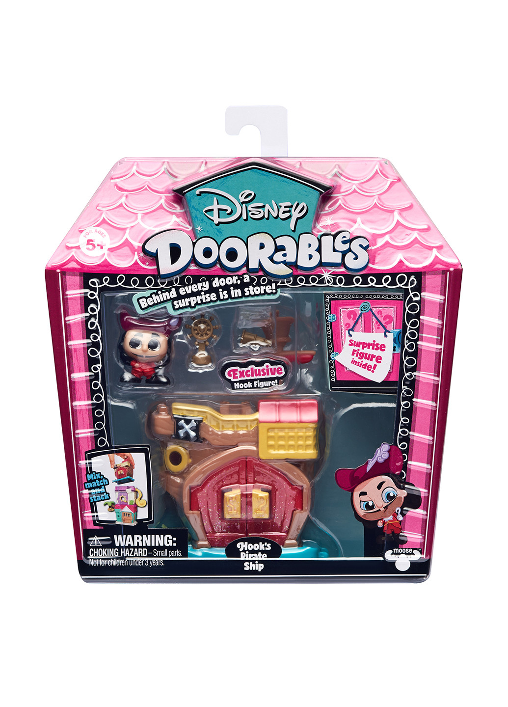 Игровой набор - питер пэн (2 героя, домик, аксессуар) Disney Doorables (126584444)