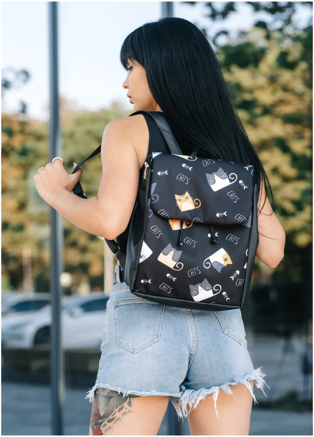 Женский рюкзак Loft MQN 30х25х12 см Sambag (254595075)