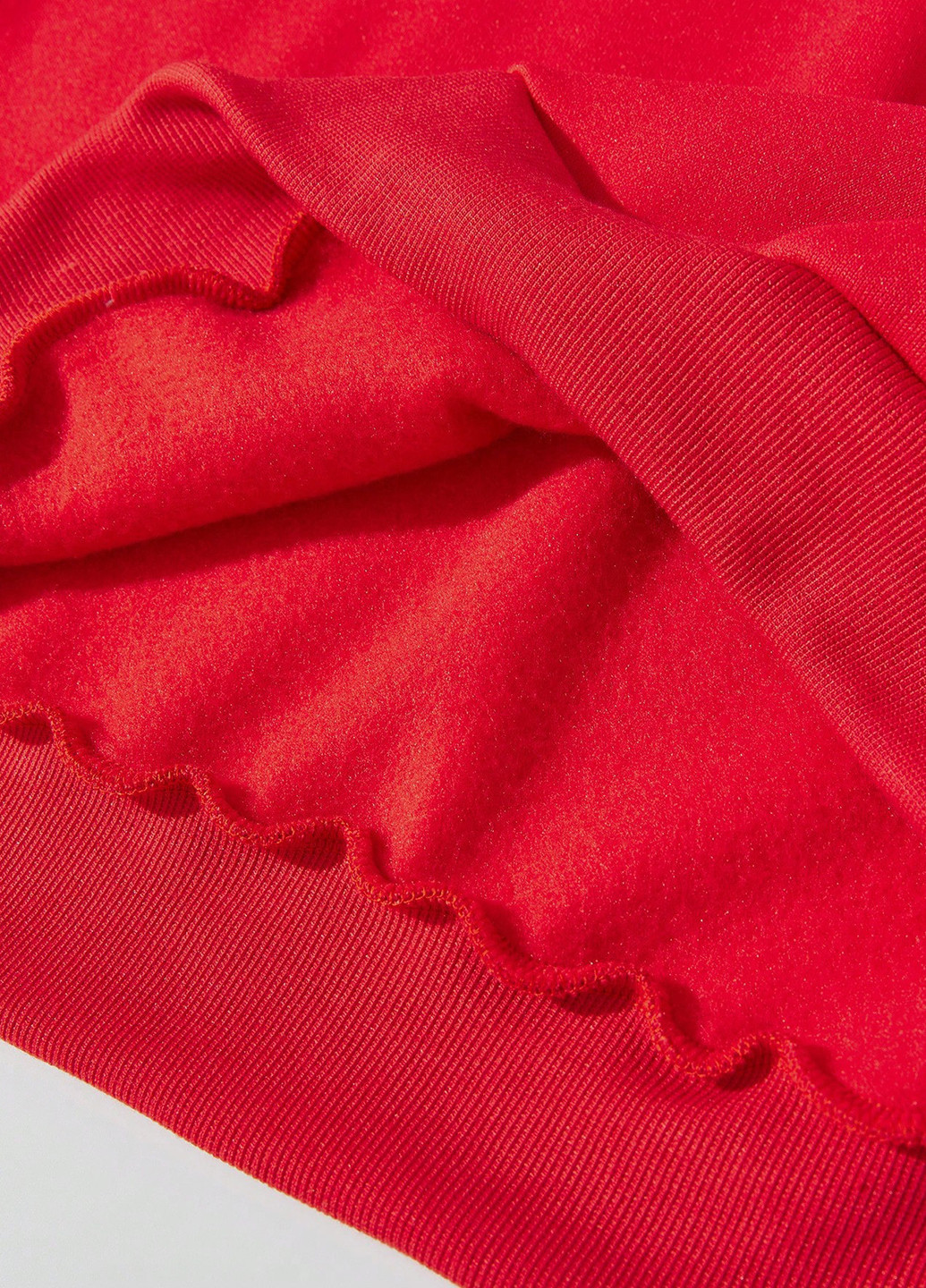 Красный свитшот SHEIN новогодний без декора (332811070)