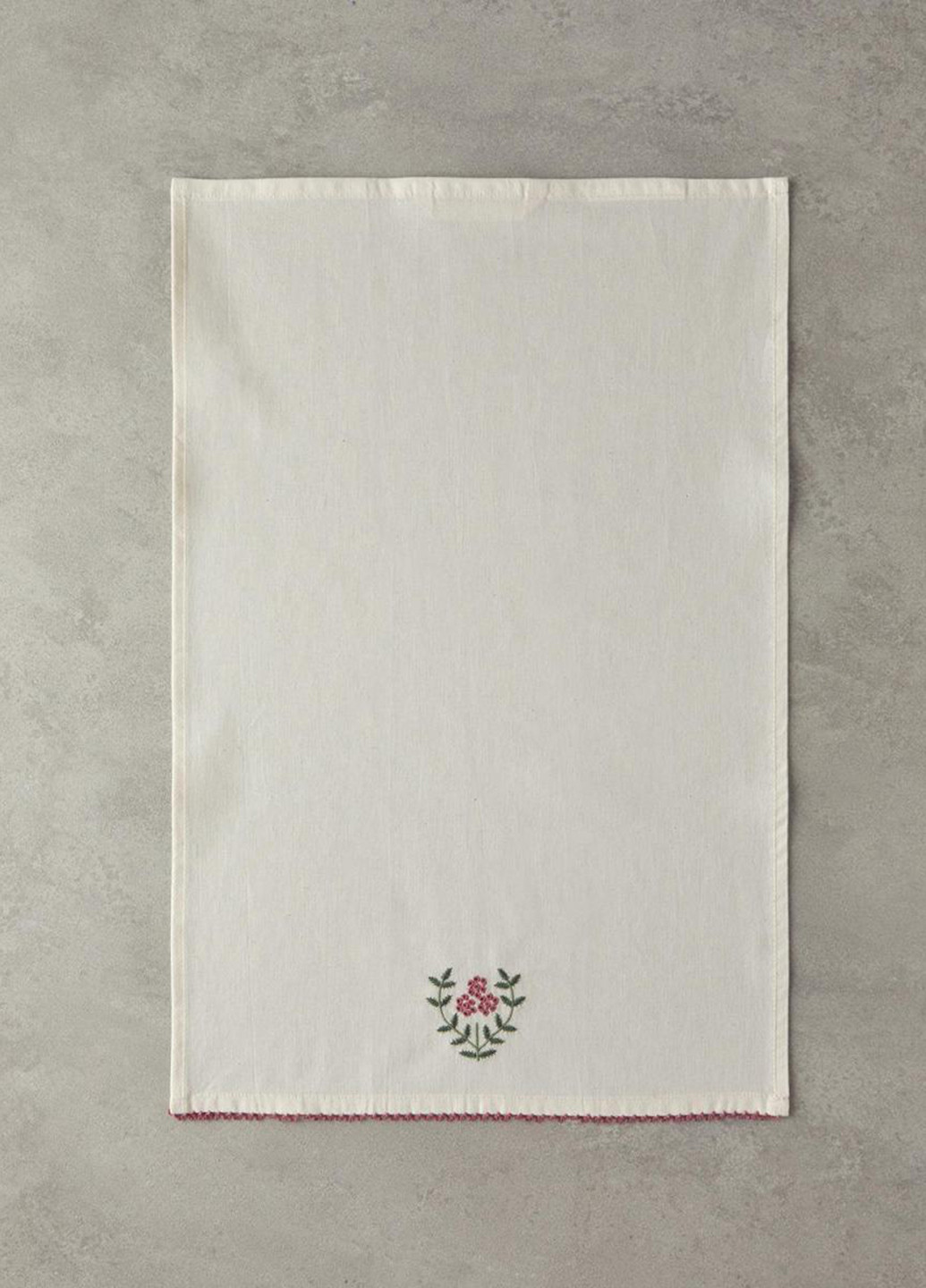 Полотенце, 30х50 см English Home однотонный кремовый