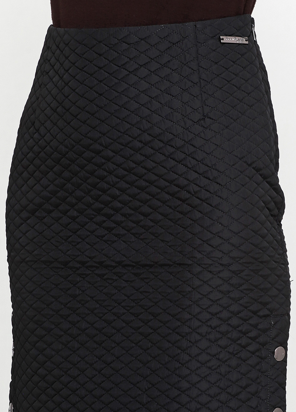 Черная кэжуал однотонная юбка Finn Flare