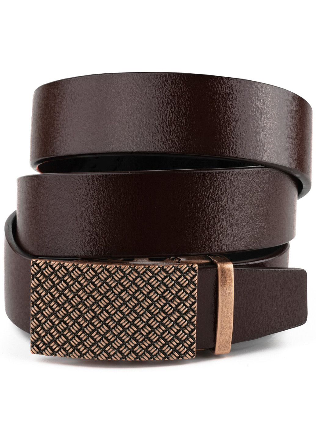 Мужской кожаный ремень 115х3,5 см Vintage (252412347)