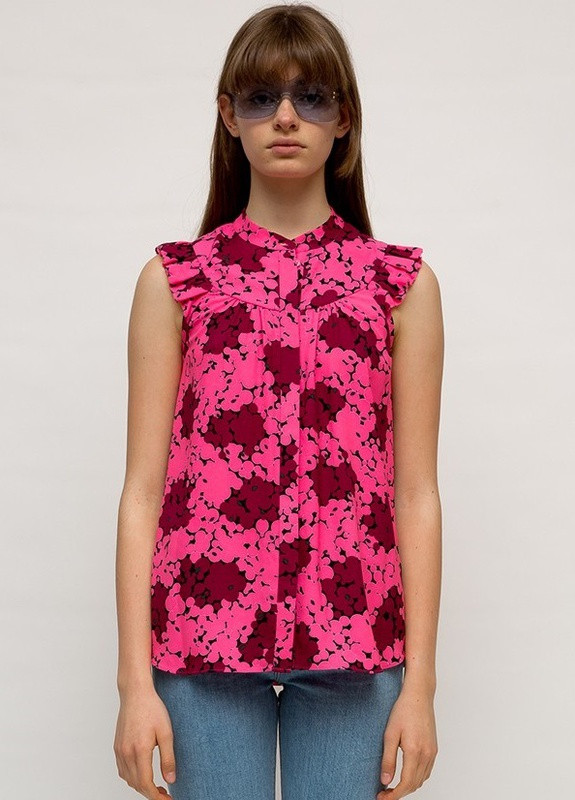 Комбинированная демисезонная блуза Kate Spade