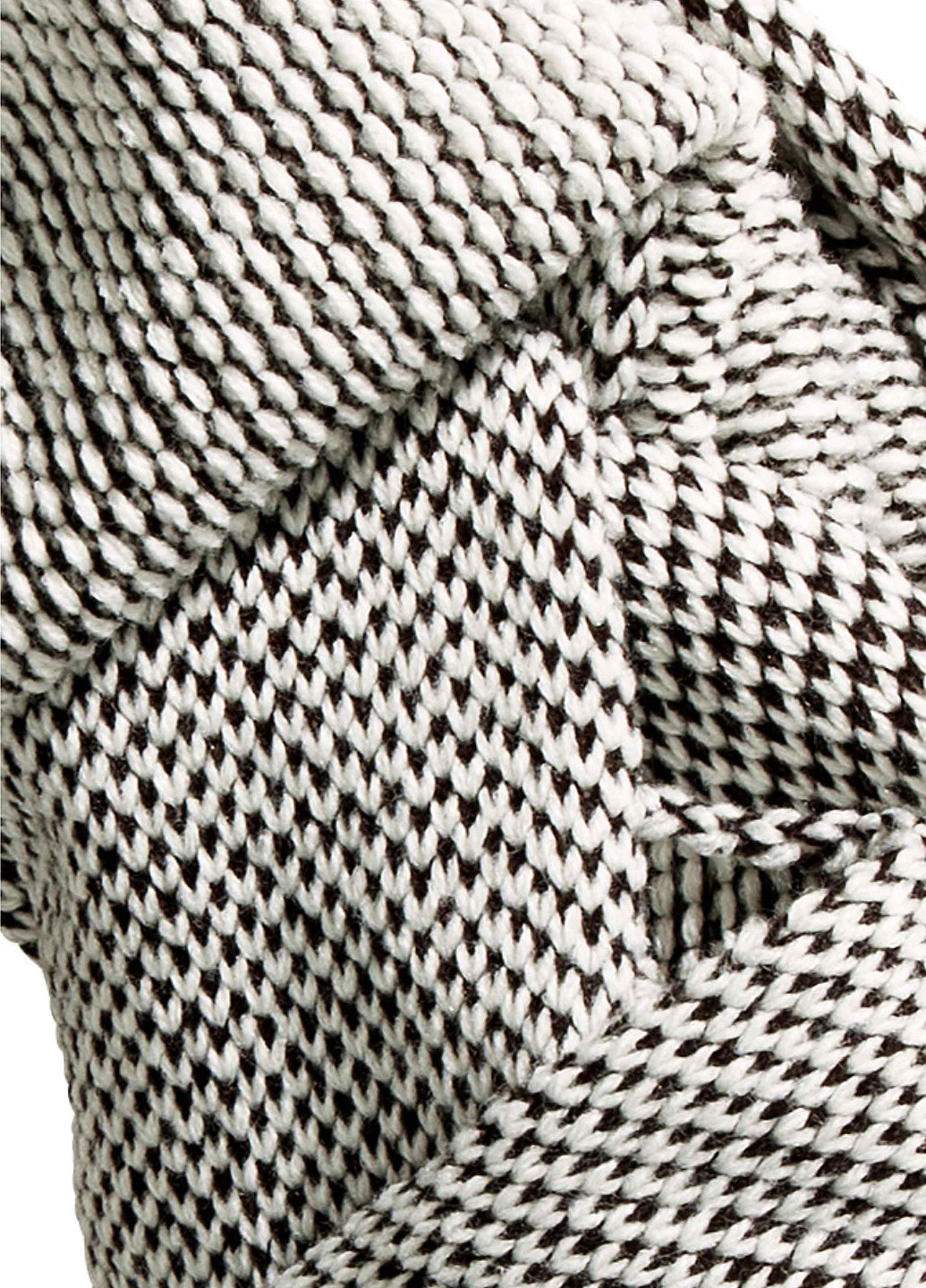 Шарф-снуд H&M меланжі чорно-білі кежуали