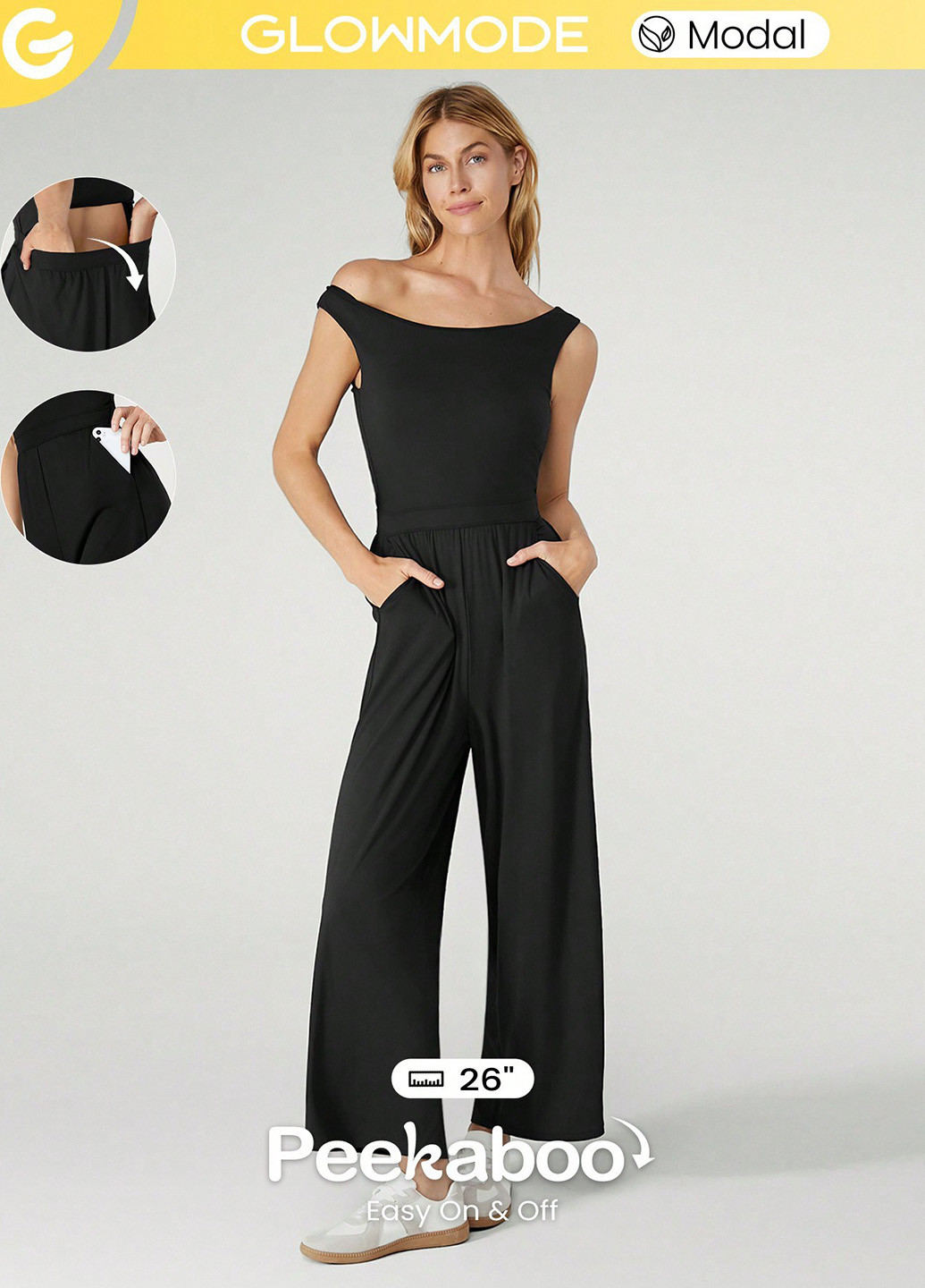 Комбинезон SHEIN комбинезон-брюки логотип чёрный спортивный, кэжуал модал