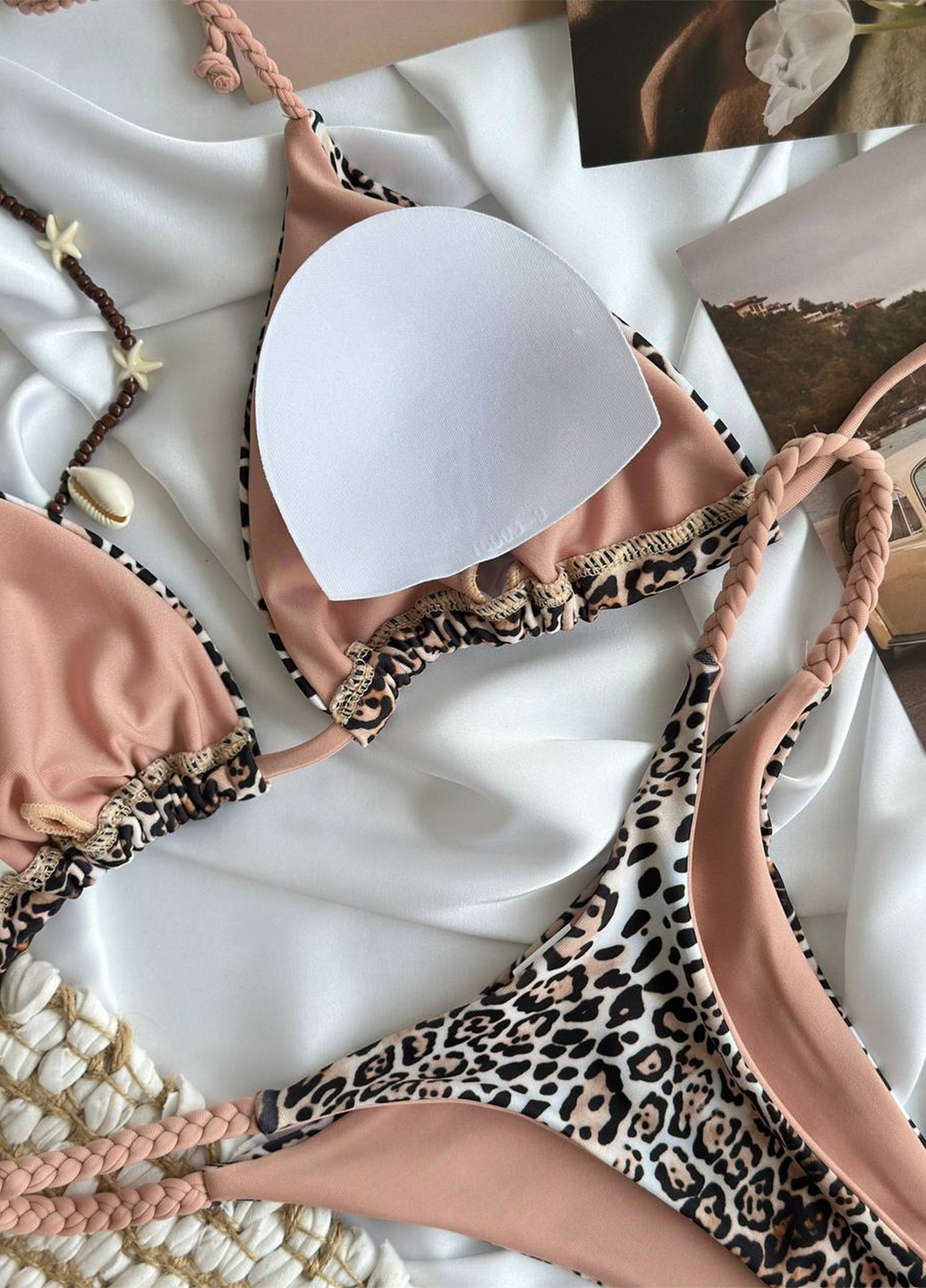 Комбінований літній роздільний купальник (ліф, трусики) роздільний, бікіні NOVA VEGA