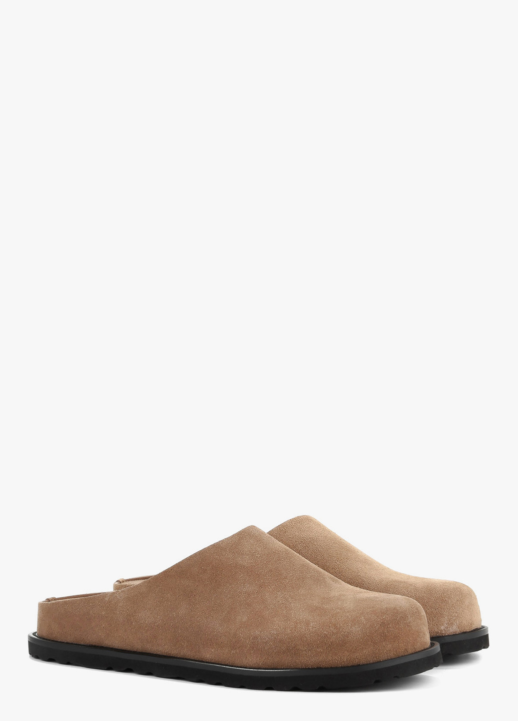 Бежевые сабо Le'BERDES без каблука