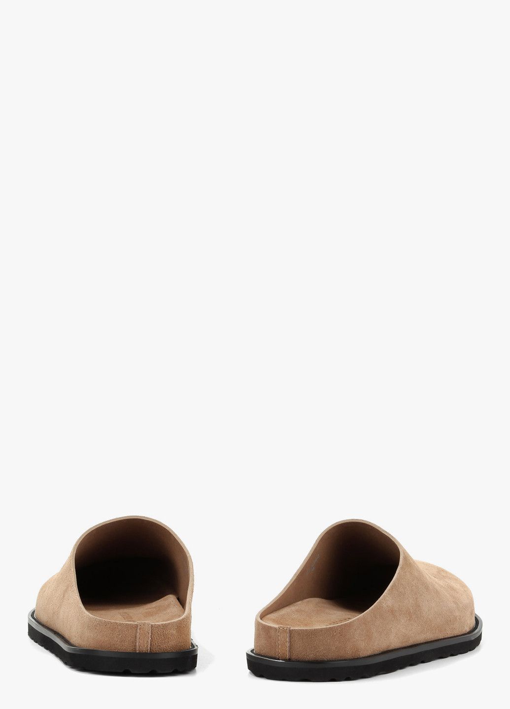 Бежевые сабо Le'BERDES без каблука