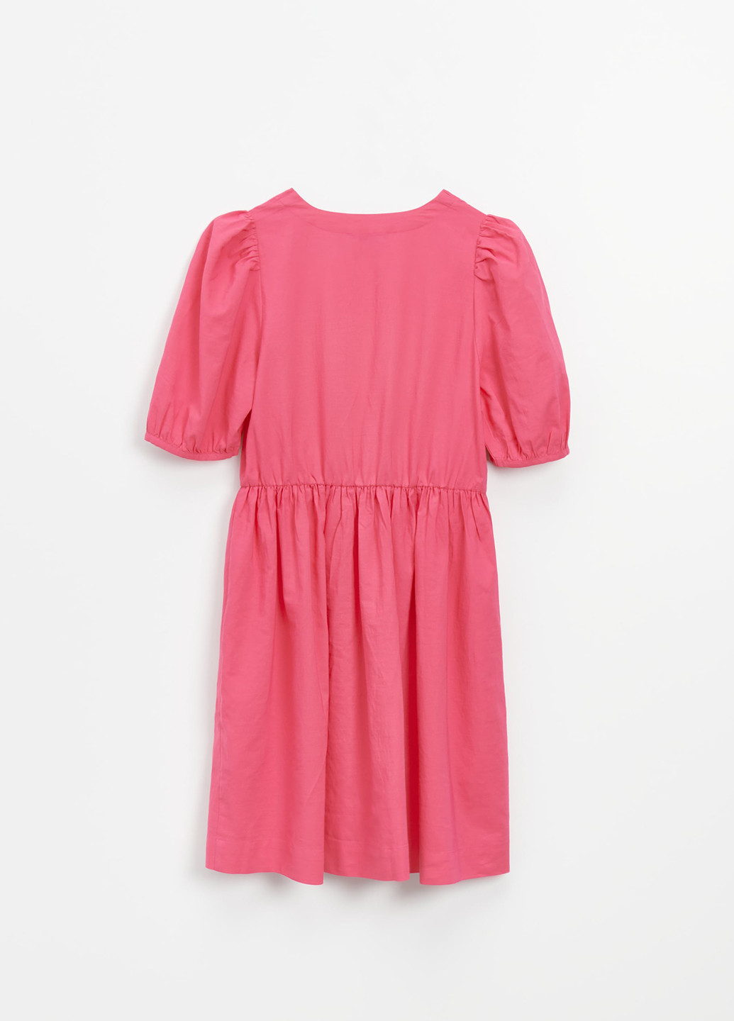 Рожева кежуал сукня кльош House однотонна