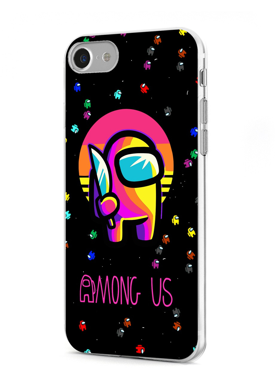 Чохол силіконовий Apple Iphone 8 Амонг Ас Червоний (Among Us Red) (6151-2406) MobiPrint (219561425)