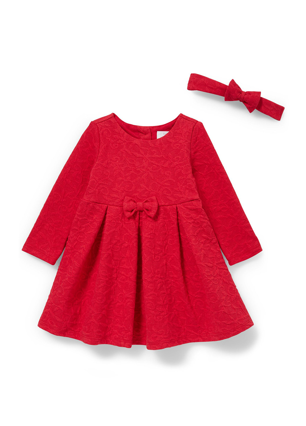 Красное комплект (платье, повязка) C&A (276969745)