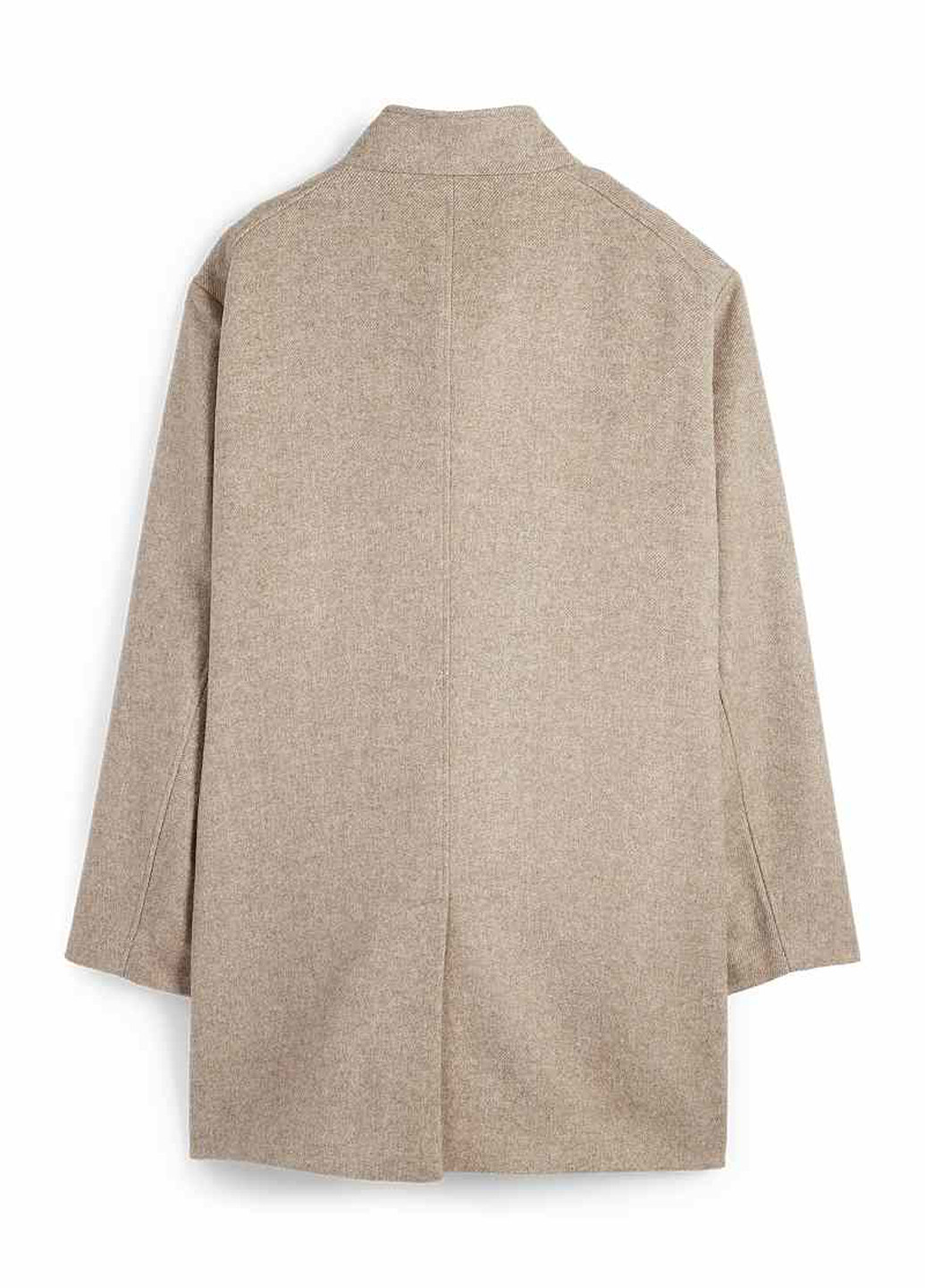Бежевое демисезонное Пальто однобортное C&A