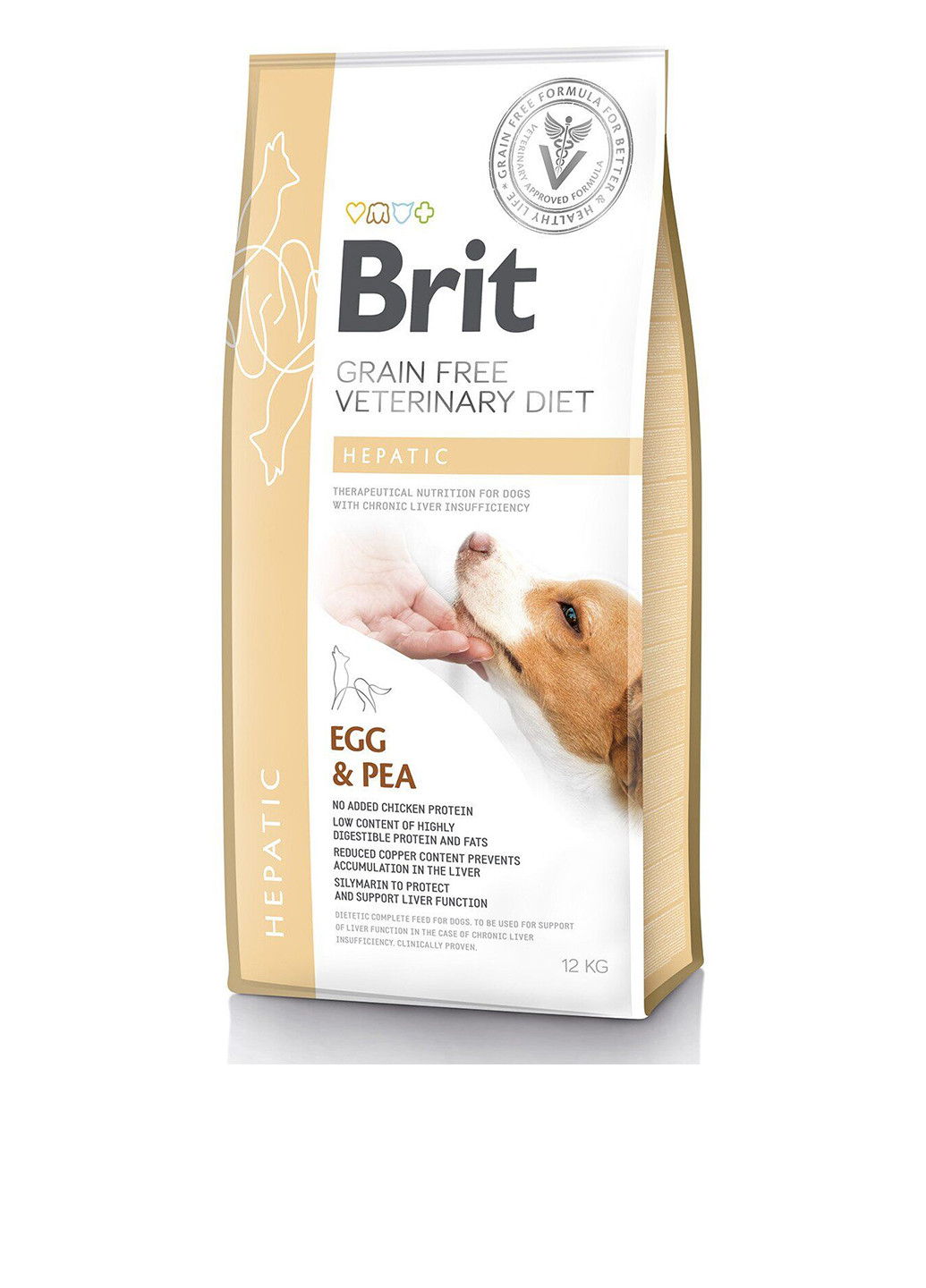 Сухой корм для собак, при заболеваниях печени (яйцо), 12 кг Brit (219470024)