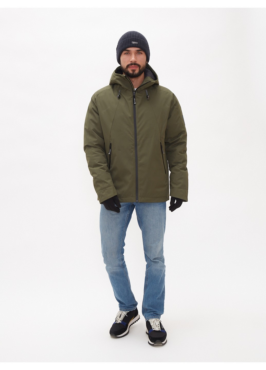 Зелена зимня куртка зимова heikki Huppa