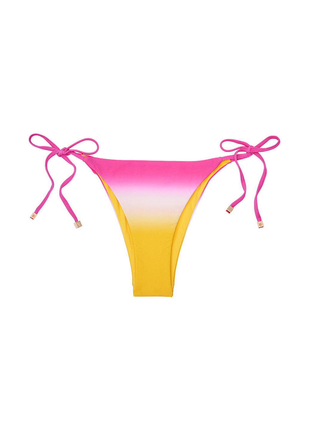 Фуксиновий (колору Фукія) літній купальник (ліф, труси) роздільний, бікіні Victoria's Secret