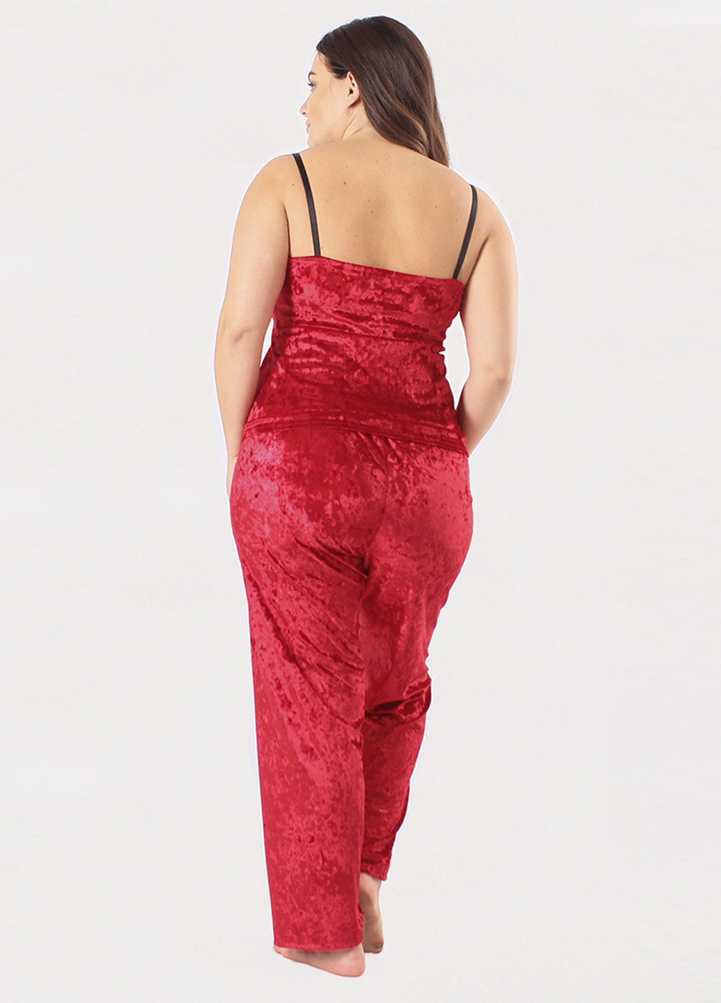Красный демисезонный комплект (майка, брюки) Ghazel