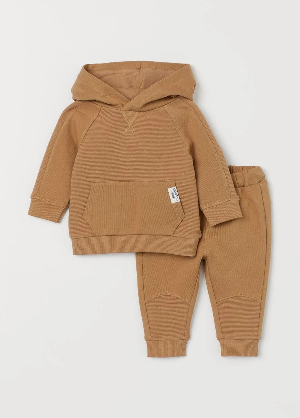 Бежевые спортивные демисезонные брюки H&M